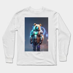 Hacker Bear Long Sleeve T-Shirt